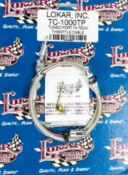 Lokar TC-1000TP Stainless 2ft Hi-Tech Throttle Cable; GM TPI / 92-97 GM LT (for: Subaru)