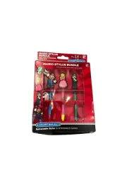 New Mario Stylus Bundle 3 Retractable Stylus Pens All Nintendo DS Systems Peach
