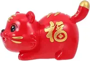 [Cabilock] Adorable Tiger Piggy Bank Cute Figurine Coin Bank for Decorative Money Box Bright for Festivals and Home Decor Made from Material for Saving Coins