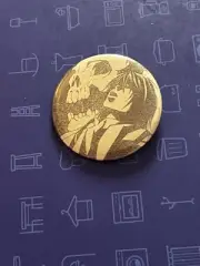 Light Yagami 夜神 月 ライト Death Note デスノート Emo Manga Art 2.25 in Button