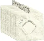 Set of 10 Microfibre Cleaning Cloths for Gentle and Effective Skin Cleansing, Washable, Hypoallergenic Make-Up Pads, Ideal for All Skin Types, Even Sensitive Skin