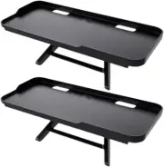 2 Black 11.8" TV Top Shelf,Floating TV Shelf,Monitor Shelf,Holder for Apples Tv,