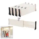 4 Pcs Adjustable Drawer Divider Organizer Separator For Kitchen Dresser Office