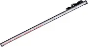 45.2" COB Traffic Advisor Emergency Strobe Lights Bar Strobe Warning Light Roof Top Hazard Flash with Base Mou and 12V Rechargeable Plug (RED Blue Light)
