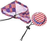 Independence Day Hat Lizard Cloak Kit Polyester Decorative Wear Cloak for Boys and Girls Adults