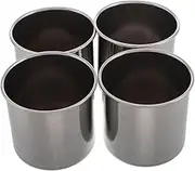 Elegant Stainless Steel Water Cup Set for Boys and Girls 4 Pcs Metal Drinking Glasses Smooth Edges for Tea Wine Camping