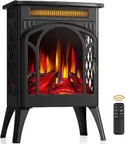 Electric Portable Space Heater Black w/Remote Control New