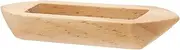 VALICLUD Unfinished Wooden Miniature Boat Model for Desktop Decoration Natural Craft Sturdy Rustic Ornament for Home Office Dining Table Decor