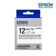 【民權橋電子】EPSON LK-4WBVN 白底黑字 標籤帶 耐久型 (寬度12mm) 標籤貼紙 S654479