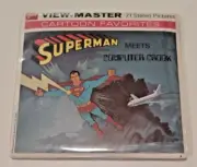 GAF Viewmaster Superman Meets Computer Crook 1970 FACTORY SEALED