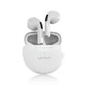 HT38 TWS Earphone Wireless Bluetooth 5.0 Headphones Waterproof Sport Headsets Noise Reduction Earbuds with Mic - White