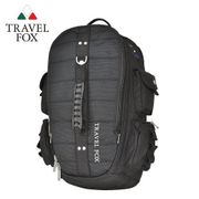TRAVEL FOX 旅狐 大容量戶外旅行電腦後背包 (TB478-01) 黑色