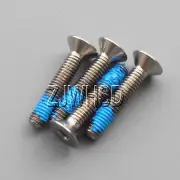 4pcs M3 x 16 mm Titanium Ti Screw Bolt Allen Hex Socket Flat Head Thread Locker