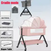 Bassinet Co Sleeper Baby Infant Portable Foldable Crib Travel Cot Cradle