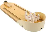 Abaodam Activities Wooden Educational Toys Mini Bowling Game Games Senior Entertainment