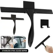 Shower Squeegee 304 Stainless Steel Window Squeegee with Hook Multipurpose ⌒