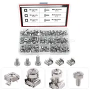 Screw Set Rack Mount Hardware Screws for Server Cabinet Cage Nuts and