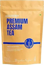 CHAI Point Premium Assam Tea 200G | Single Origin Tea, Vacuum Packed, Fresh | Assam Tea | Black Tea Leaves | Tea Powder | Premium Chai Patti | Loose Leaf Tea