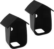 [ECSiNG] 2PCS Silicone Protective Casing Rain Cover Skin Compatible with eufyCam 2C/2C Pro Wireless Home Security Camera System Camouflage and Accessorize Black