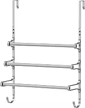 Canyave Over The Door Towel Rack (Silver)