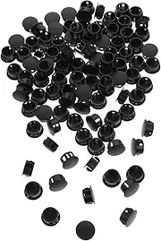 SOLUSTRE 100pcs Furniture Hole Plugs Plastic Round Plugs for Sink Reusable Panel Furniture Parts