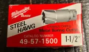 Milwaukee Tool 49-57-1500 1-1/2" Threaded Steel Hawg Cutter