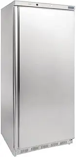 Polar C-Series Stainless Steel Upright Freezer, 600 Liter Capacity, White
