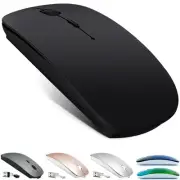 KLO Rechargeable Bluetooth 5.2/3.0/Type-C/USB-2.4G Mouse for MacBook/MacBook ...