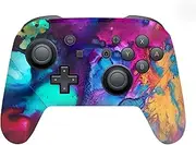 Official Mai Autumn Turquoise Wine Art Mix Vinyl Sticker Gaming Skin Decal Cover Compatible with Nintendo Switch Pro Controller