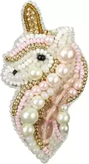 Unicorn brooch beading kit *** FREE SHIPPING mythical creature beading kit