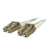 Fiber Patch Cable 10 Gig Aqua 50/125 LC/LC 2 Meter