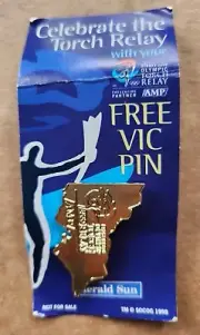 Herald Sun Free Vic Pin Sydney Olympic Torch Relay New