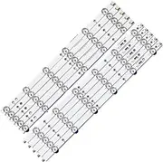 GYSABVCP 5pcs LED Strip 12leds LB43014 V0_00 Compatible with 43" TV 43PUS6551 TPT430U3 EQLSJA.G 43PUS6501 43PUS6101 43PUS6201 43PUS7202 3V TV Light Strip