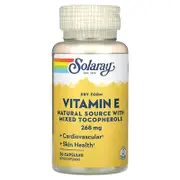 Solaray, Vitamin E, Dry Form, 268 mg, 50 Capsules