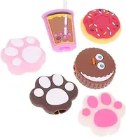 Cute Cable Protectors Pack Silicone Data Cable Sleeve Cord Cover for Phone Laptop Home Office