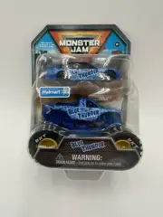 Spin Master Monster Jam Series 3 Blue Thunder Car Combo 1/64 Walmart Exclusive