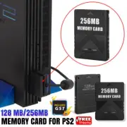 1/2x Memory Card Data Save Pack 256MB 128MB For Sony PS2 PlayStation 2