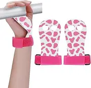 Abeillo Gymnastics Hand Grips for Girls Youth, Athletic Gymnastics Grips Cow Print Gloves Gymnastic Bar Palm Protection Sports Accessories for Workout and Exercise