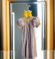 Girls NWT Vive La Fete Smocked Dress Long LSU Tigers Free Bow 6X