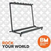Xtreme GS807 Multi Guitar Rack Stand Fits 7 Guitars For Electric Bass Acoustic