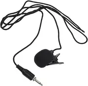 Sosoport Threaded Clip Microphone for Smartphones Tablets Laptops Lightweight Portable Lapel Mic for Audio Recording Meetings Interviews