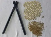 Brass Chainmail Flat Rings with Round Riveted Chainmail Loose Rings Free Tools