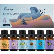 Essential Oils Set-Top 6 Organic Blends for Diffusers, Candle Making, Aromath...