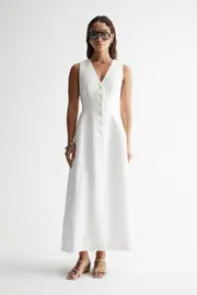 April Dress Ivory Size 10 | Elka Collective