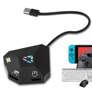 Keyboard And Mouse Converter Adapter For Xbox One , PS4 , Switch , PS3 Gaming US