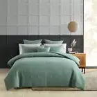 Bianca Jasper Green Doona Quilt Cover Set Double, Queen, King & Super King Sizes