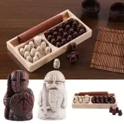 Viking Chess Traditional Strategy Portable Board Game New H1Y9 V8 C6J7~