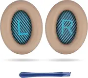 Proxima Direct Replacement Ear Pads Earpads for Bose QuietComfort QC 2 15 25 35 45 Ear Cushions for QC2 QC15 QC25 QC35 QC45 QC35 II SoundLink SoundTrue Around-Ear II AE2,Khaki