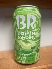 Baskin Robbins Apple Mint Sparkling Soda From Korea. 350 Ml Full Can.