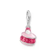 Buy Charm Pendant with pink raspberry macaron by Thomas Sabo online - THOMAS SABO Australia